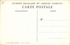 CPA Fantaisie Illustrateur Secours National H de Groux