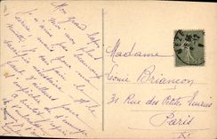 VINTAGE POSTCARD Fantasy Illustrator Woman Pilferer Angel