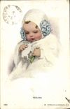 VINTAGE POSTCARD Fantasy Illustrator Feeling Child