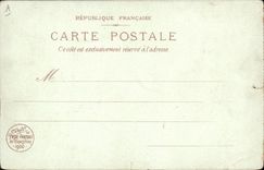 CPA Fantaisie Illustrateur Paris en 1400 Avenue de Suffren Cour des miracles 