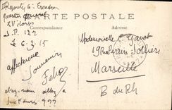 VINTAGE POSTCARD Militaria Indian Troops in France Ravelled of the lancers