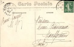 VINTAGE POSTCARD Militaria Given of the flags taken to the Germans to the governor of the Invalids