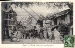 CPA Theatre Edmond Rostand Chantecler et ses poules