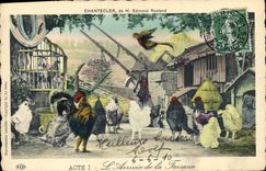 CPA Theatre Edmond Rostand Chantecler L'arrivee de la faisane