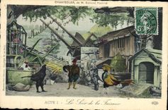 CPA Theatre Edmond Rostand Chantecler Le soir de la faisane