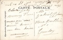 VINTAGE POSTCARD Theater Edmond Rostand Chantecler the day of guinea fowl