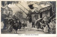 CPA Theatre Edmond Rostand Chantecler L'arrivee de la faisane