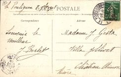 País de los pantanos del agua salada del folklore de la POSTAL de la VENDIMIA de la sal una boda a la ciudad de Batz