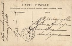 Pantanos del agua salada del folklore de la POSTAL de la VENDIMIA con el país de la vuelta de la sal del bautismo