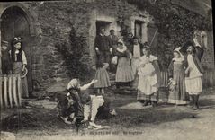 CPA Folklore Marais salants Au pays du sel Le bapteme