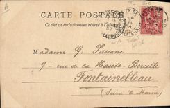 VINTAGE POSTCARD Folklore salt-water Marshes Ile de Ré Ars Pulling of the salt of a marsh