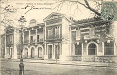 CPA Banque Digne Theatre et Caisse d'Epargne 