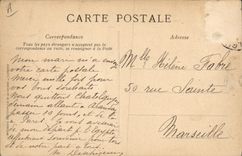 CPA Folklore Auvergne La bourree