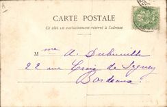 VINTAGE POSTCARD Auvergne Folklore the Mountain one The bourree