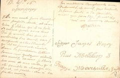 VINTAGE POSTCARD Fantasy Illustrator Francia Marianne France