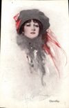 VINTAGE POSTCARD Fantasy Illustrator Dorothy Woman