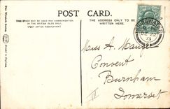 VINTAGE POSTCARD Fantaisie Illustrator has festive greeting