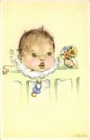 CPA Fantaisie Illustrateur Enfant Bebe