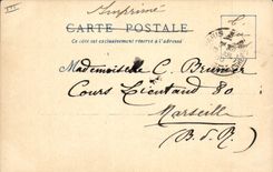 CPA Le Vieux Paris Au Bon Marche Echoppes de la rue des remparts Chocolat Guerin Boutron Rue du Maroc