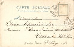 CPA Le Vieux Paris Exposition universelle de 1900 Chocolat Guerin Boutron Marchands de la rue des remparts