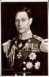 CPA HM King George VI