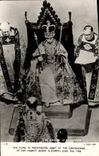 VINTAGE POSTCARD The Queen is crowned Westminster Abbey Coronation June 2 1953