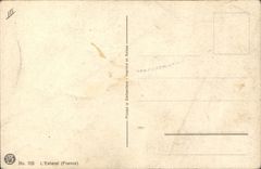 VINTAGE POSTCARD Fantaisie Illustrator Dimensions Azure Esterel Bateau