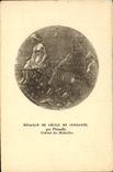 CPA Medaille de Cecile de Gonzague par Pisanello Cabinet des Medailles Licorne