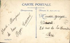 CPA Medaille Legion d'honneur Commandeur Militaria