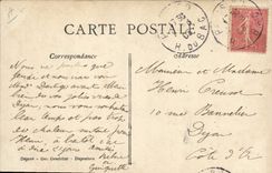 VINTAGE POSTCARD Fantaisie Baby Child Boy has to sell