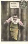 CPA Fantaisie Bebe Enfant Garcon a vendre
