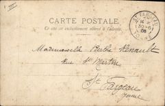 CPA Fantaisie Bebe Enfant Avis de Naissance 