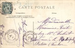 VINTAGE POSTCARD Fantaisie Baby has to sell Enfant