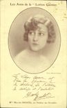 VINTAGE POSTCARD Theater Miss Blanche Montel of the Theater of the Varieties