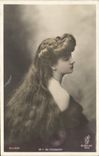 VINTAGE POSTCARD Theater Miss de Fergaudy