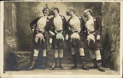 VINTAGE POSTCARD Theater Higland Fling