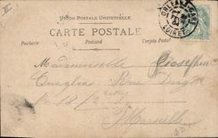 VINTAGE POSTCARD Theater L of Berny