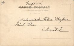 VINTAGE POSTCARD Theater D' Aubray