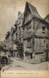 CPA Folklore Chinon La rue du grenier a sel