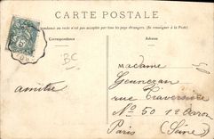 CPA Folklore Marais Salants Presqu'ile Croisicaise A travers les marais salants du Pouliguen Bourg de Batz Le Croisic 