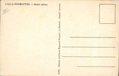VINTAGE POSTCARD Folklore Salt-water Marshes Island of Noirnmoutier