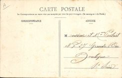 VINTAGE POSTCARD Bank Dreux Church and Savings bank