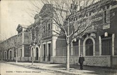 CPA Banque Digne Theatre et Caisse d'Epargne 
