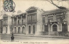 CPA Banque Digne Caisse d'Epargne et Theatre