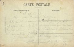 VINTAGE POSTCARD Bank Epernay Church Notre Dame Savings bank