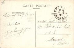 CPA Banque Epernay Eglise Notre Dame Caisse d'Epargne 