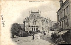 VINTAGE POSTCARD Bank Savings bank Fecamp