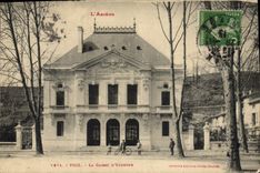 VINTAGE POSTCARD Bank Savings bank Foix