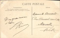 CPA Folklore Auvergne La bourree