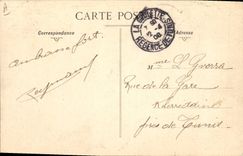 CPA Folklore Auvergne La bourree